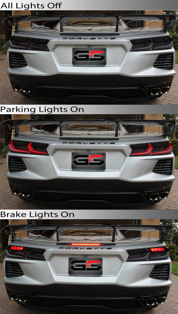C8 Corvette GS Creations Molded Tail Light Covers
